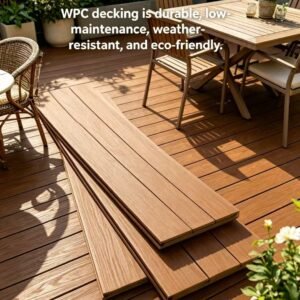 COMPOSITE SOLID DECKING BOARD