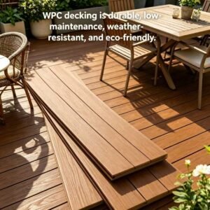 COMPOSITE SOLID DECKING BOARD